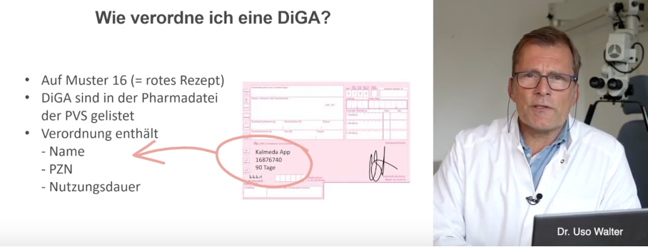 Verordnung einer DiGA